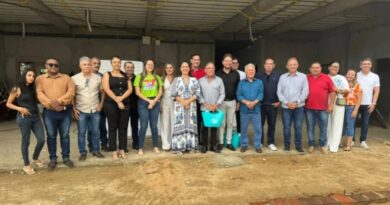 Presidente da FNL e diretor geral do Hospital Laureano visitam obras do Centro Oncológico de Cajazeiras