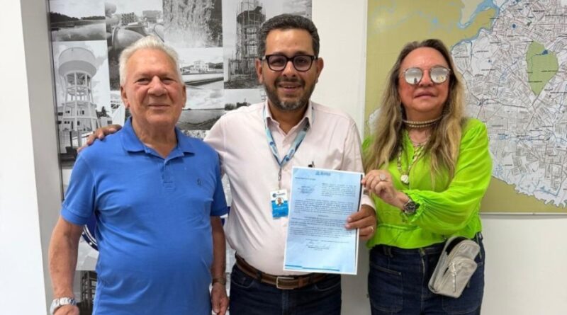 Doutora Paula e Zé Aldemir reforçam junto a Cagepa pedido por água tratada para Vila Pau D’Arco do Sul em São João do Rio do Peixe