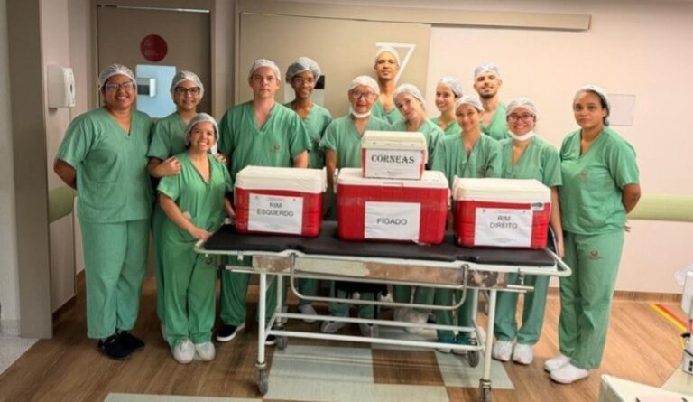 Central de Transplantes registra a 4ª doação de órgãos de 2026 e beneficia quatro pacientes na Paraíba