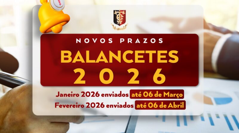 TCE-PB prorroga prazos para envio dos balancetes de janeiro e fevereiro TCE-PB prorroga prazos para envio dos balancetes de janeiro e fevereiro