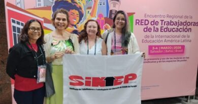 Educadoras do Sintep-PB participam de encontro latino-americano sobre direitos das mulheres na educação