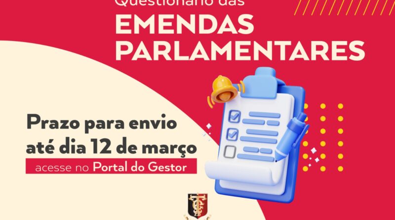 TCE-PB reforça fiscalização das emendas parlamentares e solicita questionário de transparência aos prefeitos