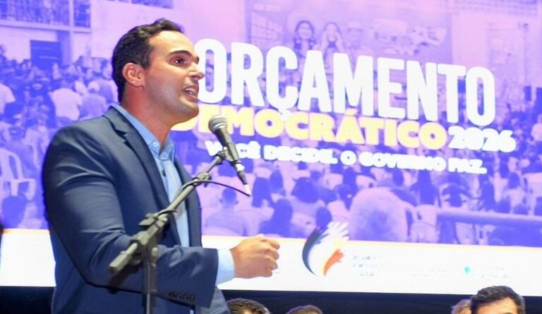 Lucas Ribeiro lança Ciclo 2026 do Orçamento Democrático e destaca importância da participação popular na transformação da Paraíba