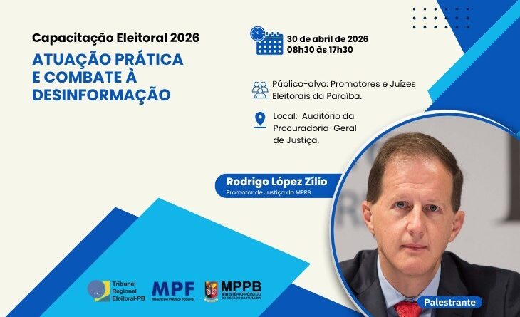 Eleições 2026: promotores e juízes eleitorais participam de capacitação no MPPB