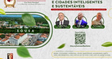 Sousa sedia curso do TCE-PB sobre urbanismo e cidades inteligentes voltado a gestores públicos
