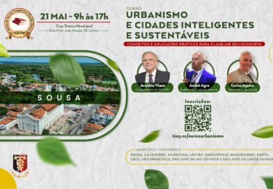 Sousa sedia curso do TCE-PB sobre urbanismo e cidades inteligentes voltado a gestores públicos
