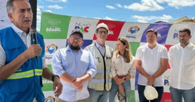 Ministro Waldez Góes visita obras da Transposição em Cachoeira dos Índios e é recebido pelo vice-prefeito da cidade