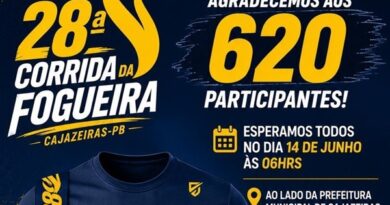 Promovida pela Prefeitura de Cajazeiras, Corrida da Fogueira bate recorde de inscrições