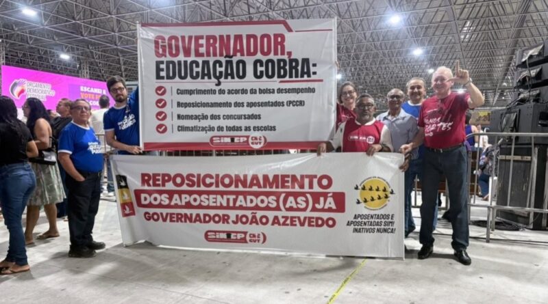 No ODE, SINTEP-PB exige que Governo cumpra compromissos com a educação No ODE, SINTEP-PB exige que Governo cumpra compromissos com a educação