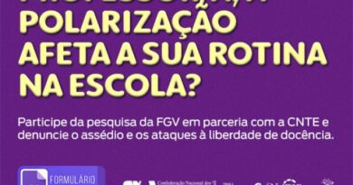 SINTEP-PB incentiva categoria para participar da pesquisa da CNTE e FGV sobre a realidade dos professores SINTEP-PB incentiva categoria para participar da pesquisa da CNTE e FGV sobre a realidade dos professores