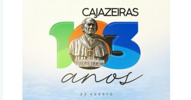 Programação oficial dos 163 anos de Emancipação Política de Cajazeiras vai de 3 a 22 de agosto