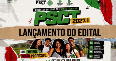 IFPB e IF Sertão-PB lançam edital do PSCT 2027 com mais de 4 mil vagas em cursos técnicos gratuitos IFPB e IF Sertão-PB lançam edital do PSCT 2027 com mais de 4 mil vagas em cursos técnicos gratuitos